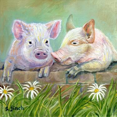 Original Contemporary Animal Painting by Sonia Finch