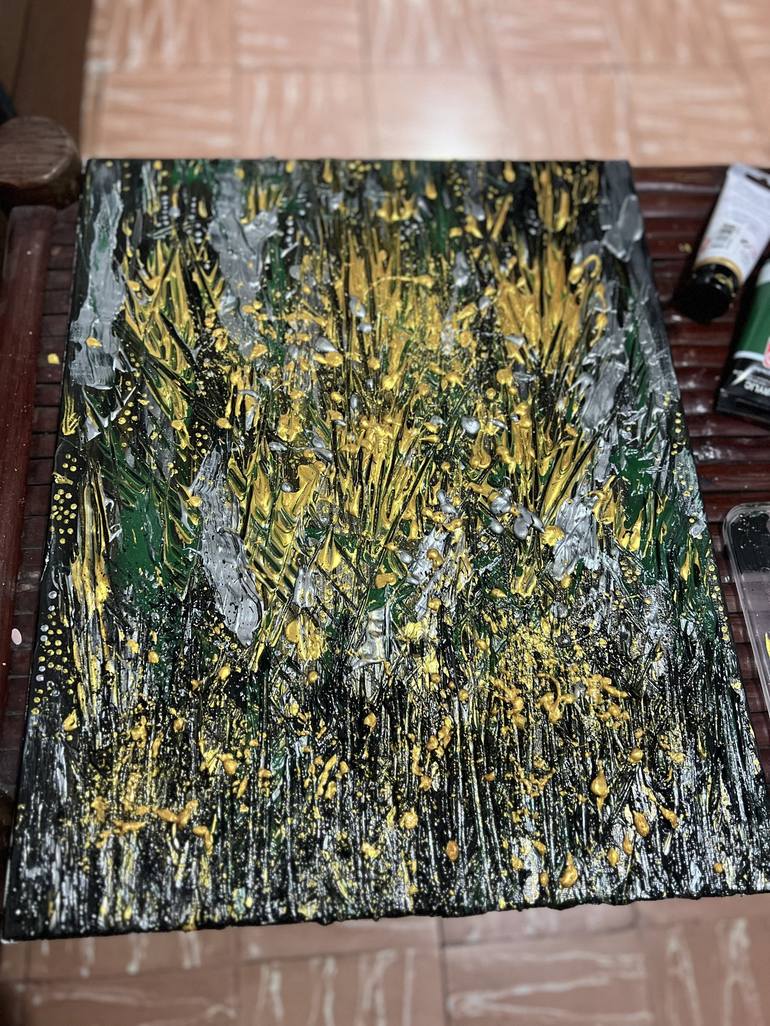 Original Abstract Painting by Bryll Edison Par