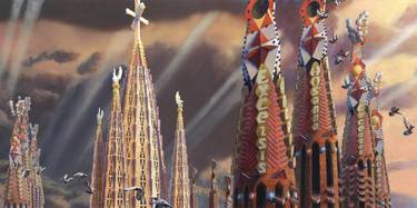Towers of La Sagrada Familia I thumb