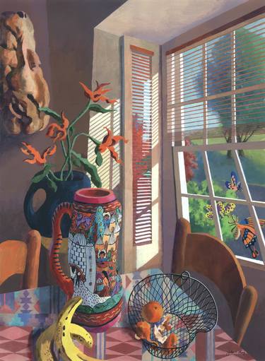 Print of Art Deco Home Paintings by John Z Wang