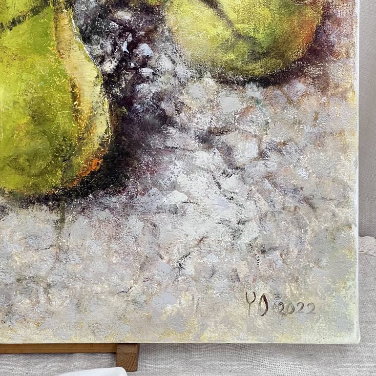 Original Impressionism Food & Drink Painting by Yuliya Odukalets