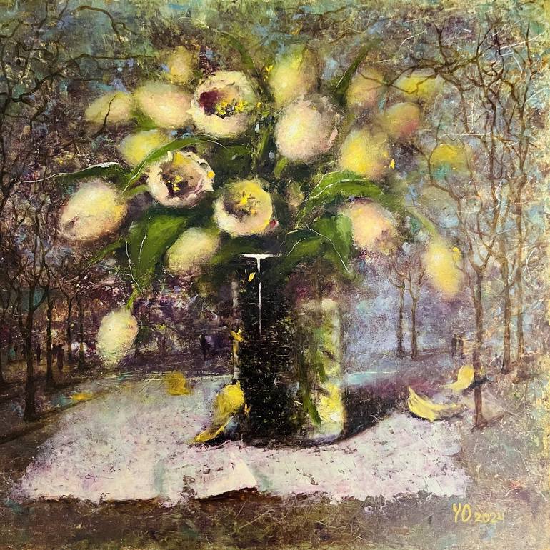 Print of Contemporary Botanic Paintings by Yulia Odukalets