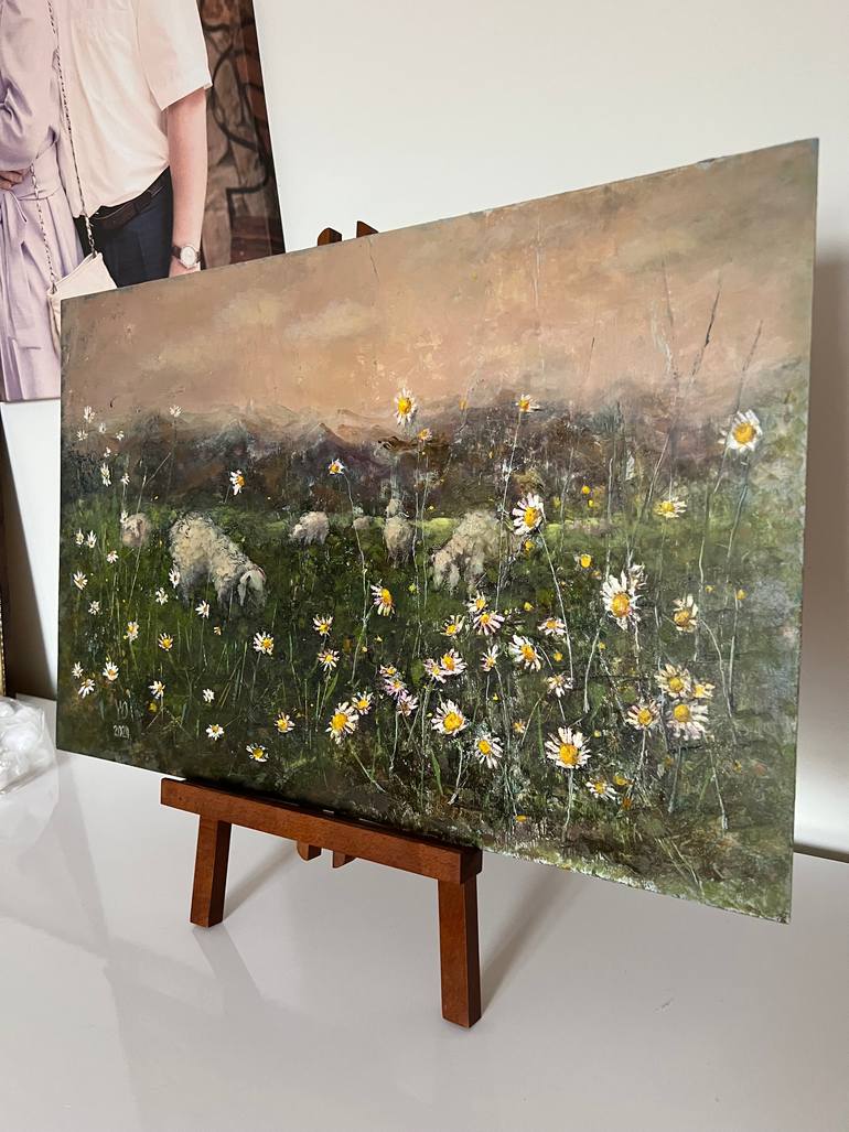 Original Impressionism Nature Painting by Yulia Odukalets