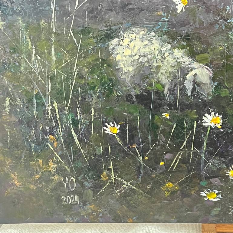 Original Impressionism Nature Painting by Yulia Odukalets
