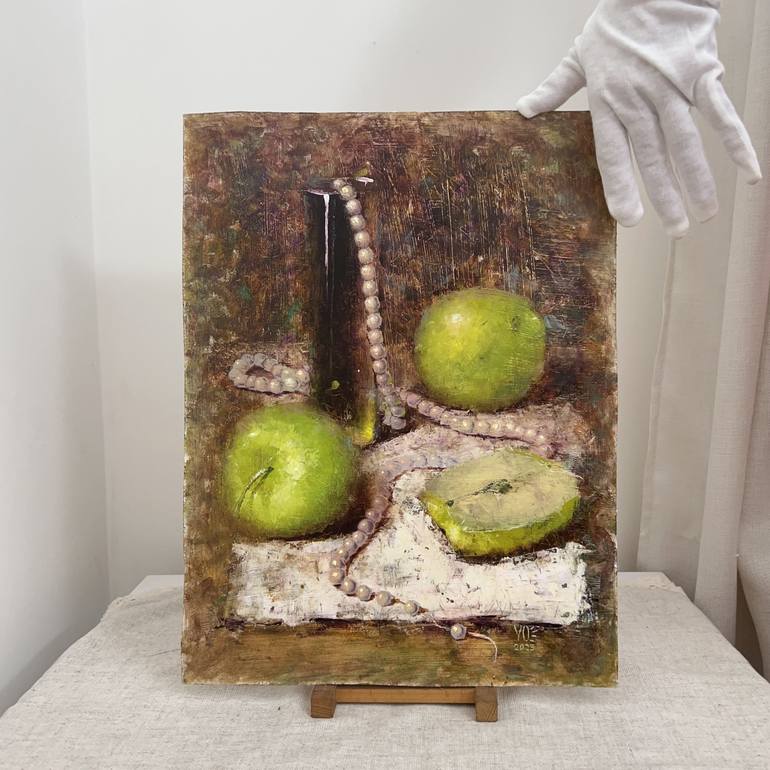 Original Modernism Still Life Painting by Yuliya Odukalets