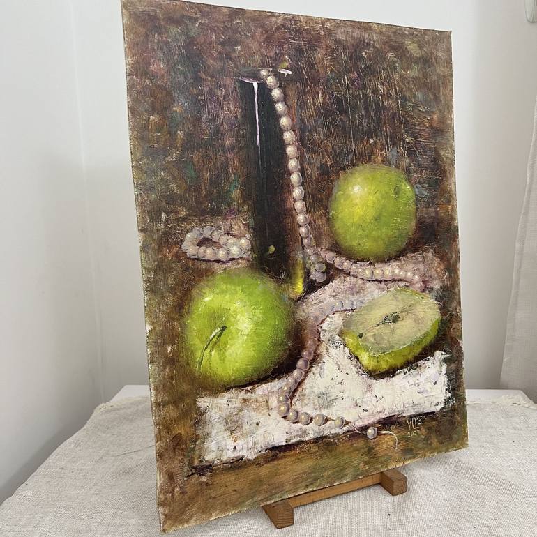 Original Modernism Still Life Painting by Yuliya Odukalets