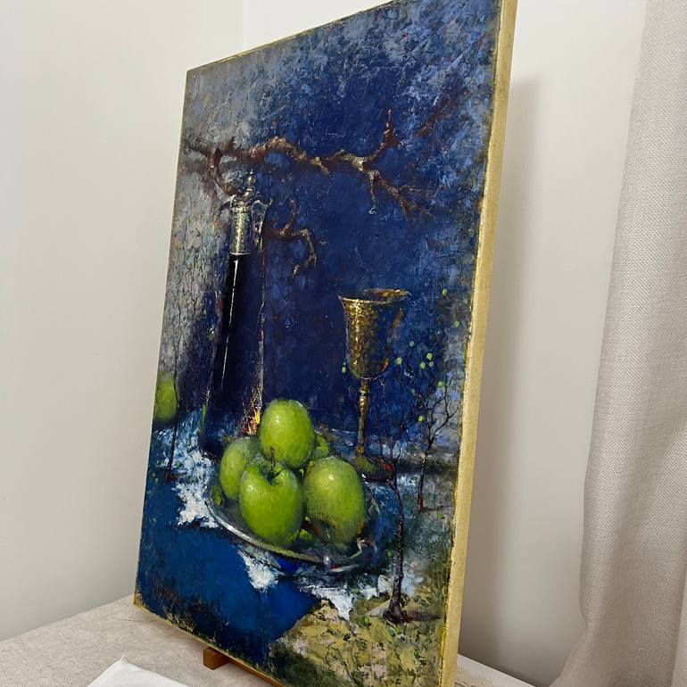 Original Expressionism Still Life Painting by Yulia Odukalets