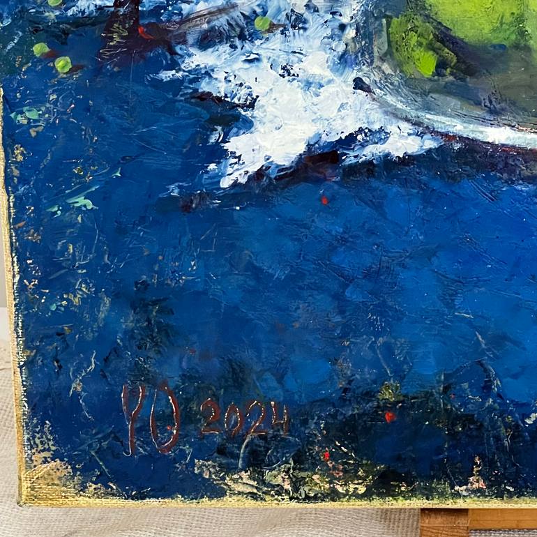 Original Expressionism Still Life Painting by Yulia Odukalets