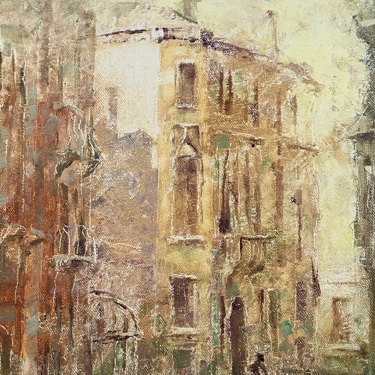 Original Romanticism Landscape Painting by Yulia Odukalets