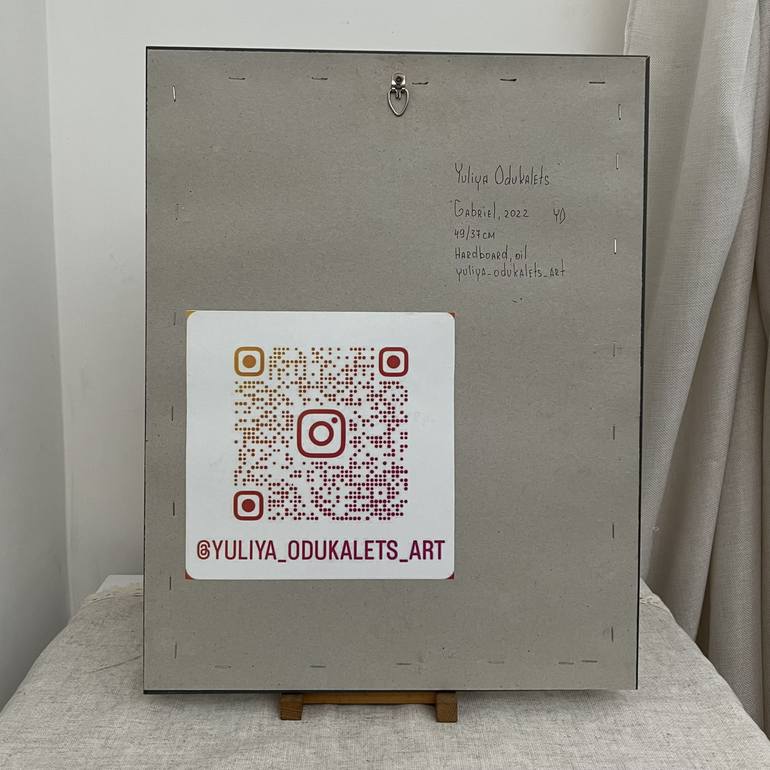 Original Symbolism Botanic Painting by Yulia Odukalets