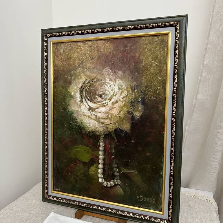Original Symbolism Botanic Painting by Yulia Odukalets