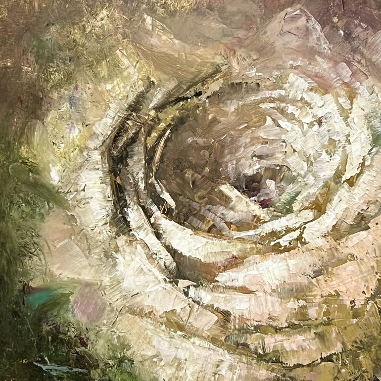 Original Symbolism Botanic Painting by Yulia Odukalets