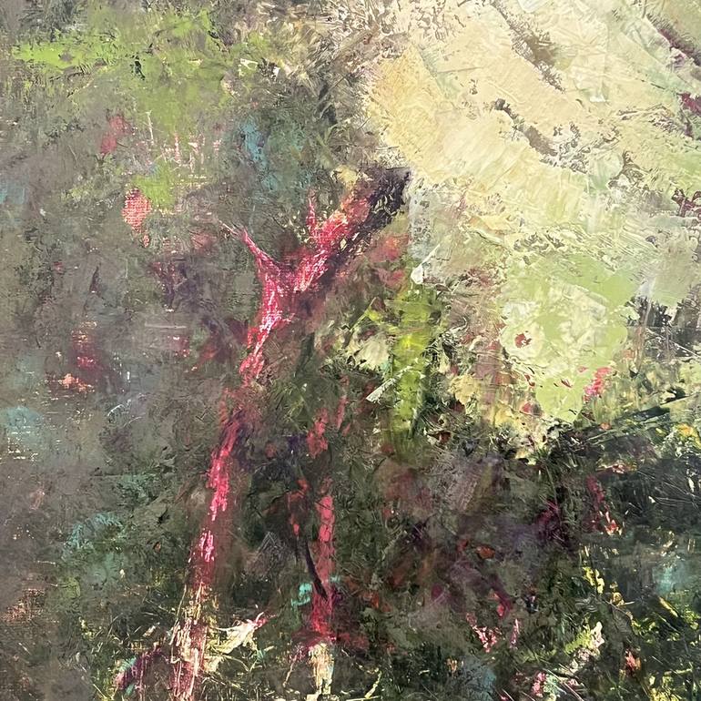 Original Impressionism Floral Painting by Yulia Odukalets
