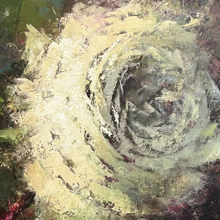 Original Impressionism Floral Painting by Yulia Odukalets