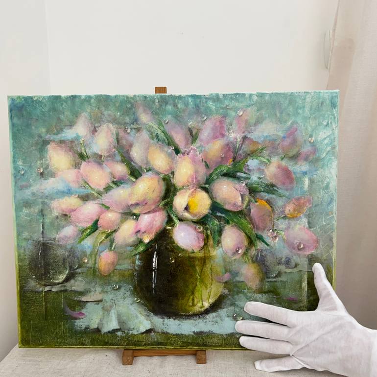 Original Expressionism Botanic Painting by Yulia Odukalets