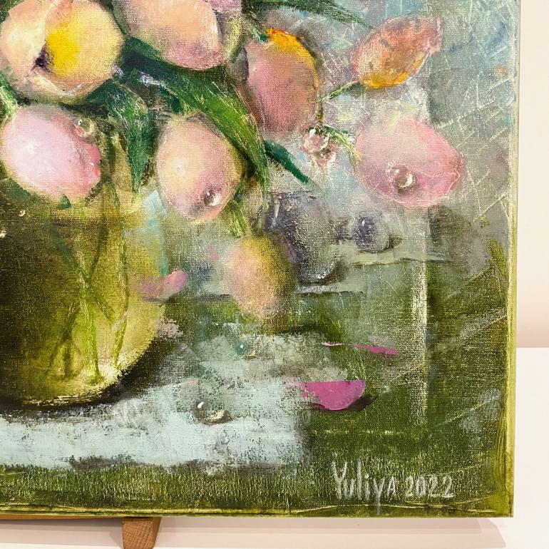 Original Expressionism Botanic Painting by Yulia Odukalets