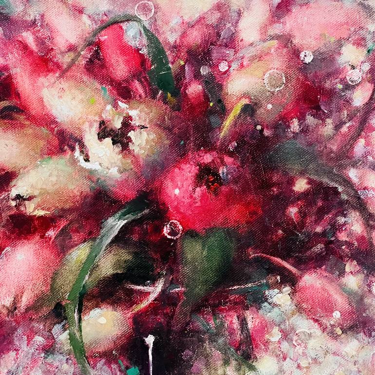 Original Romanticism Botanic Painting by Yulia Odukalets