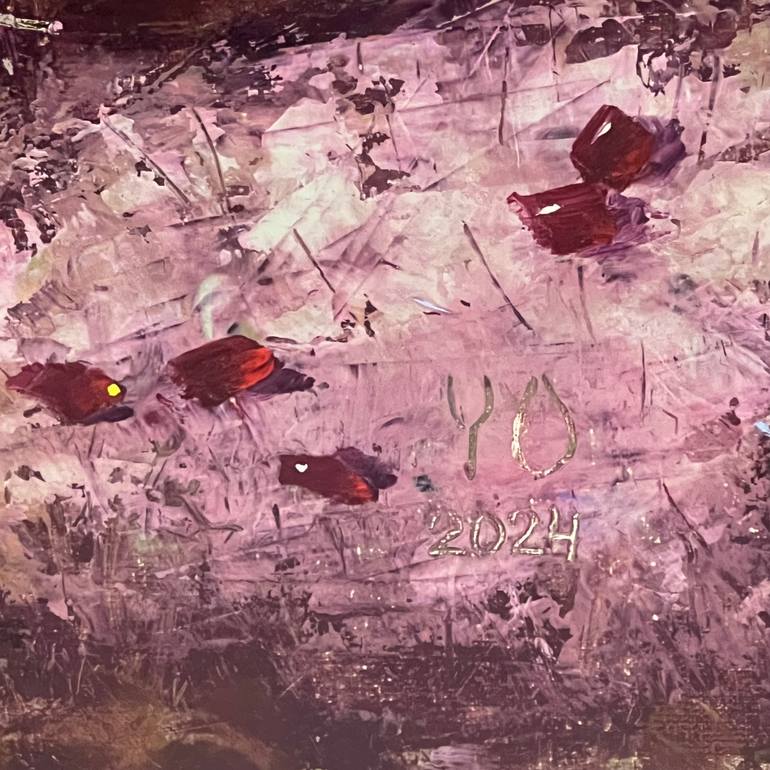 Original Romanticism Still Life Painting by Yulia Odukalets