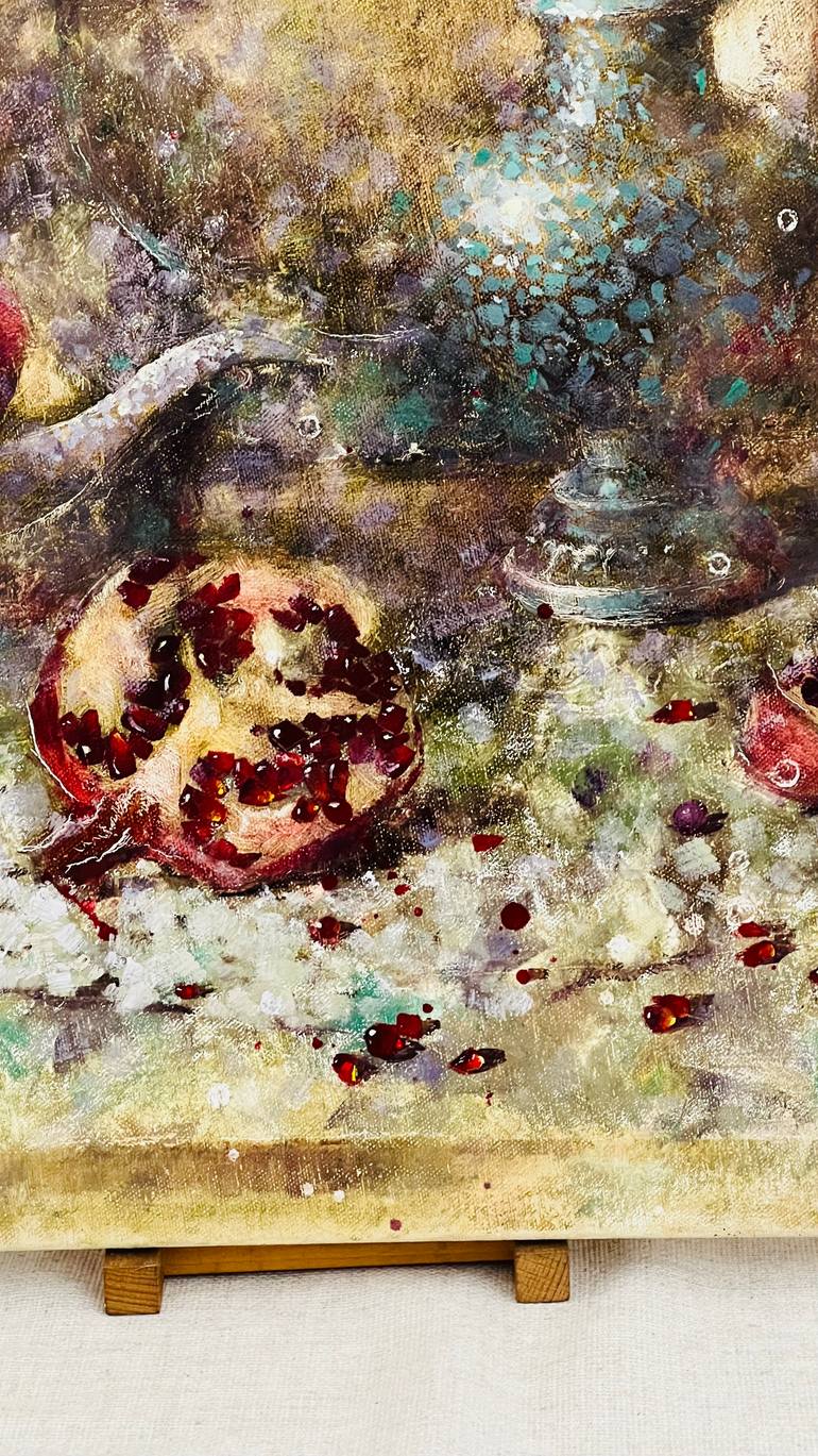 Original Impressionism Still Life Painting by Yulia Odukalets