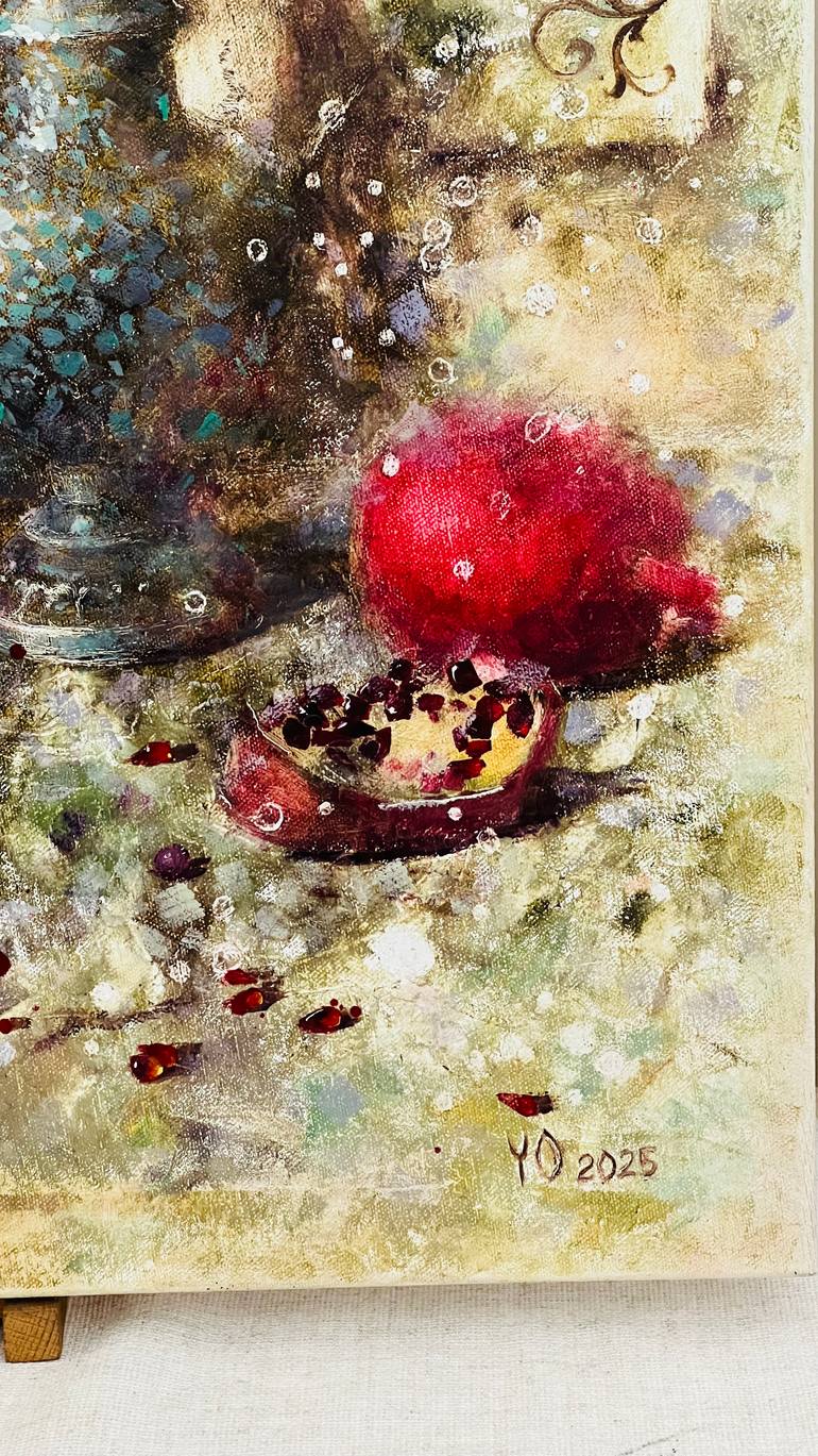 Original Impressionism Still Life Painting by Yulia Odukalets