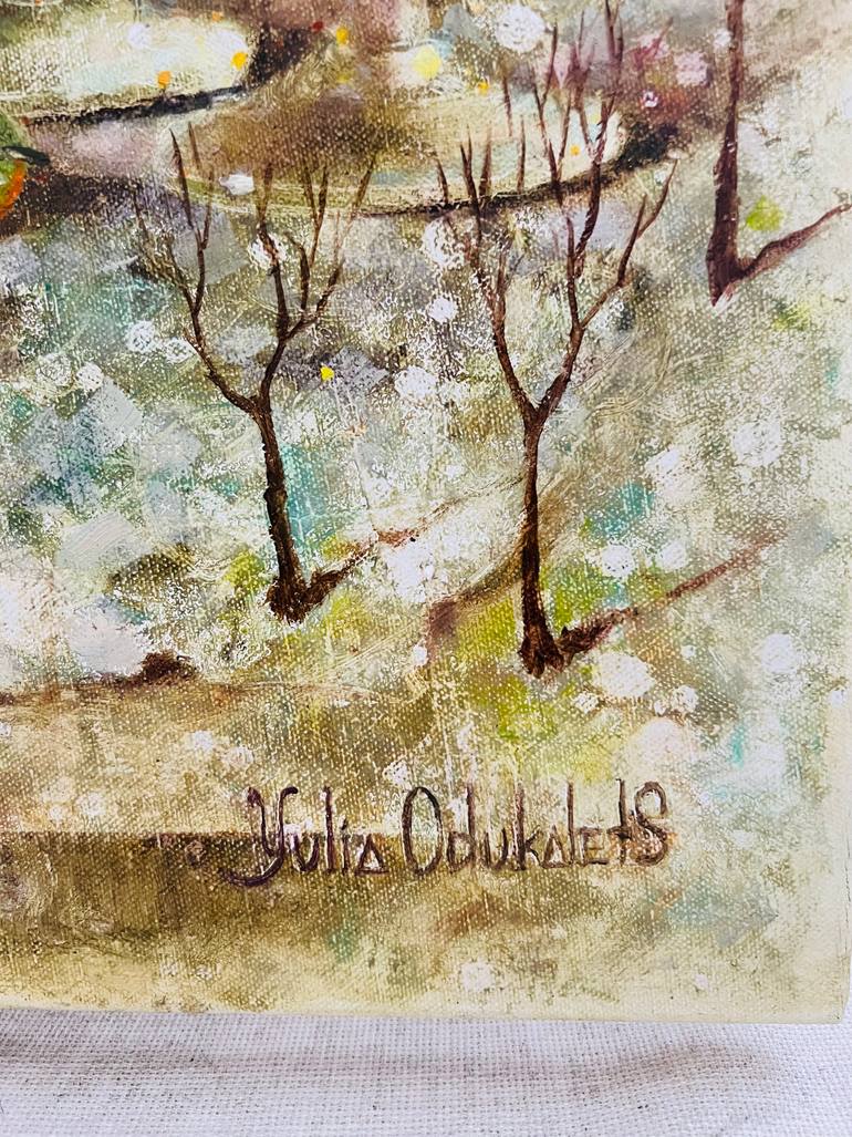 Original Impressionism Still Life Painting by Yulia Odukalets