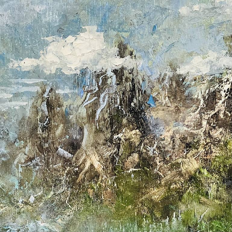 Original Impressionism Landscape Painting by Yulia Odukalets