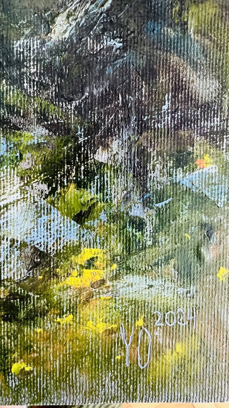 Original Impressionism Landscape Painting by Yulia Odukalets