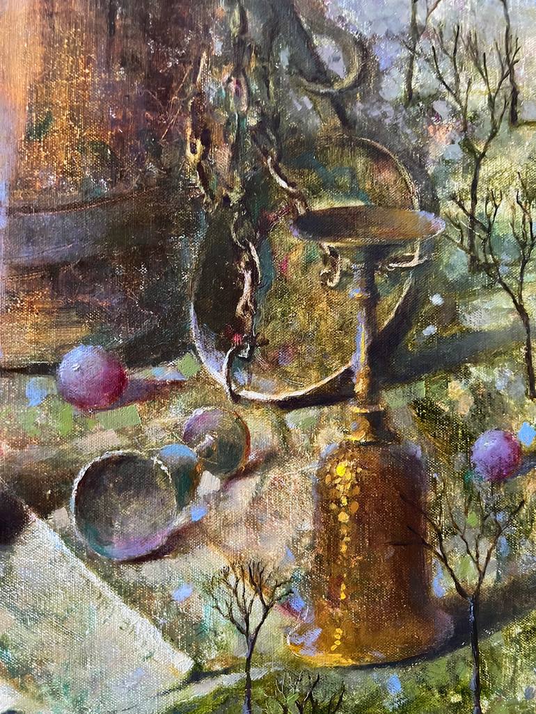Original Impressionism Still Life Painting by Yulia Odukalets