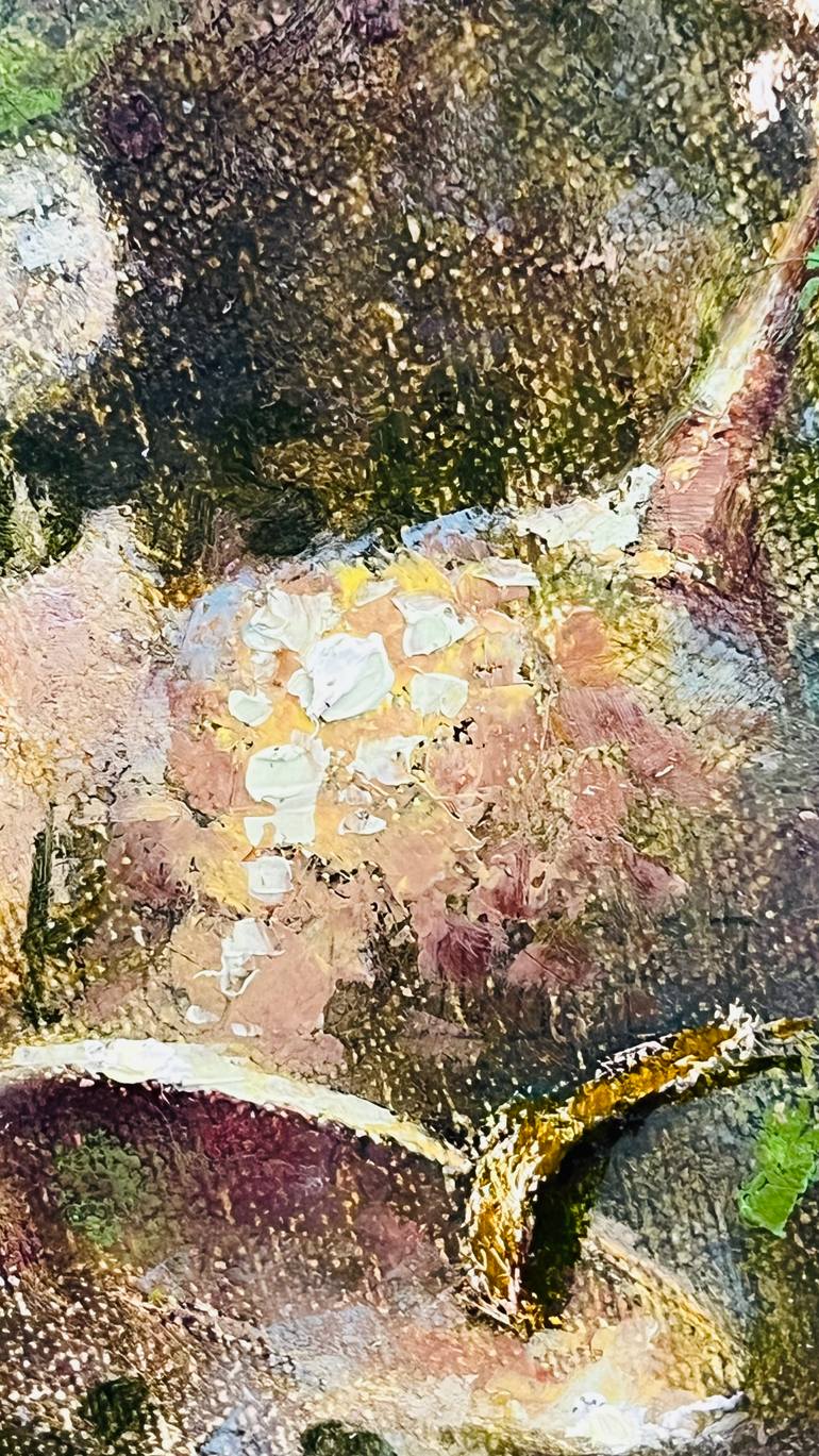 Original Impressionism Still Life Painting by Yulia Odukalets