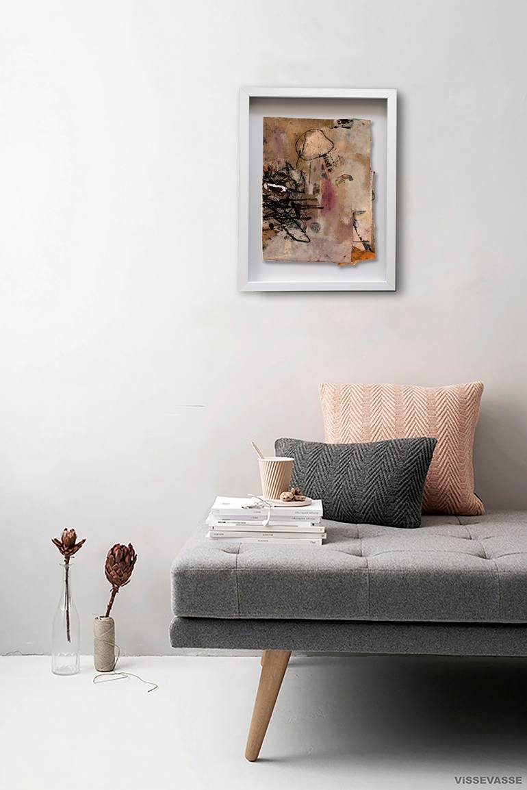 Original Abstract Expressionism Abstract Painting by Romulo Gonçalves