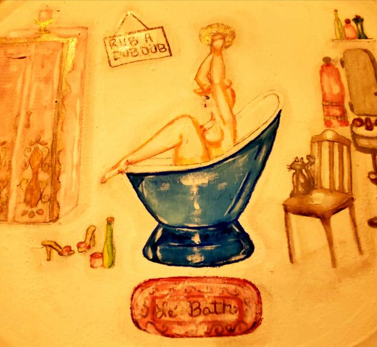 Original Abstract Women Painting by Raven Desoto