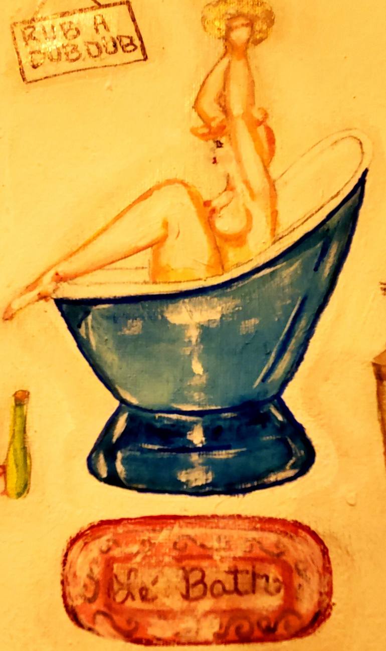 Original Abstract Women Painting by Raven Desoto