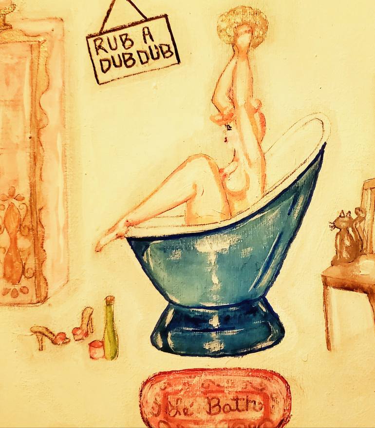 Original Abstract Women Painting by Raven Desoto