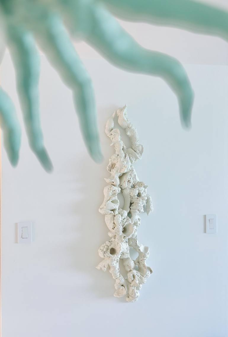 Original Abstract Expressionism Nature Sculpture by Luciana Gomez