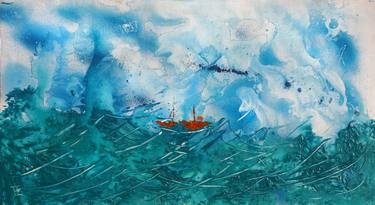 Original Impressionism Seascape Paintings by Erik Tanghe