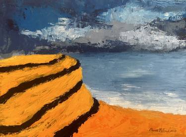 Print of Abstract Seascape Paintings by Elaine Mifsud