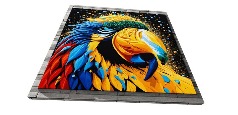 Original Art Deco Animal Digital by Mr White