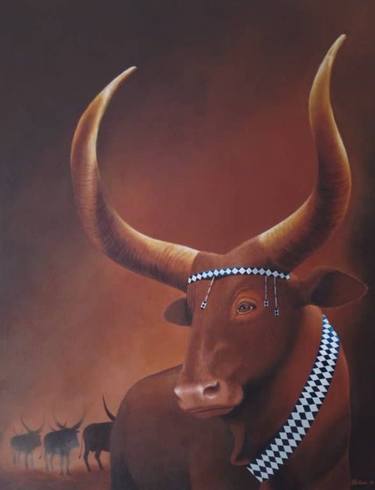 Original Realism Animal Paintings by Dushimilimana Olivier
