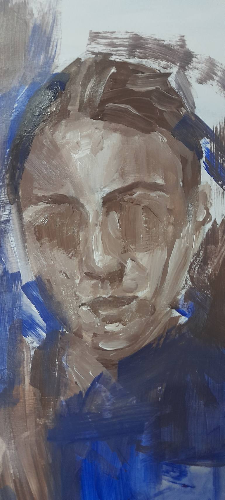 Original Modernism Women Painting by Prakash Bahadur