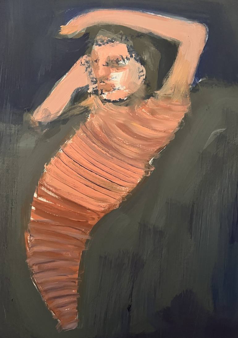 Print of Contemporary People Paintings by Rebecca Richards