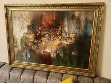 Original Abstract Painting by Ham Hdf