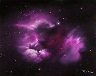 Print of Outer Space Paintings by Cathrin Machin