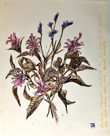 Original Floral Drawings by sandra patrícia ferreira