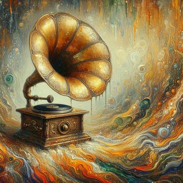 Print of Music Digital by Rifat Ara Lucky