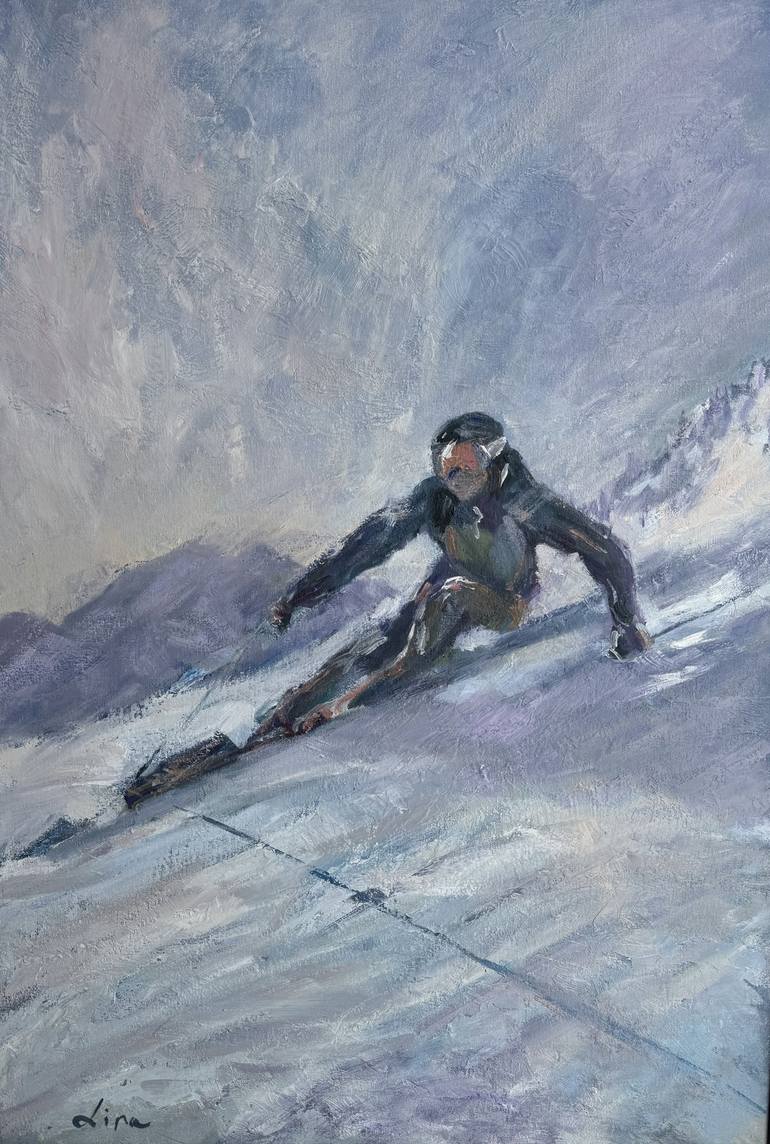 Print of Abstract Expressionism Sports Paintings by Lina Swarovski