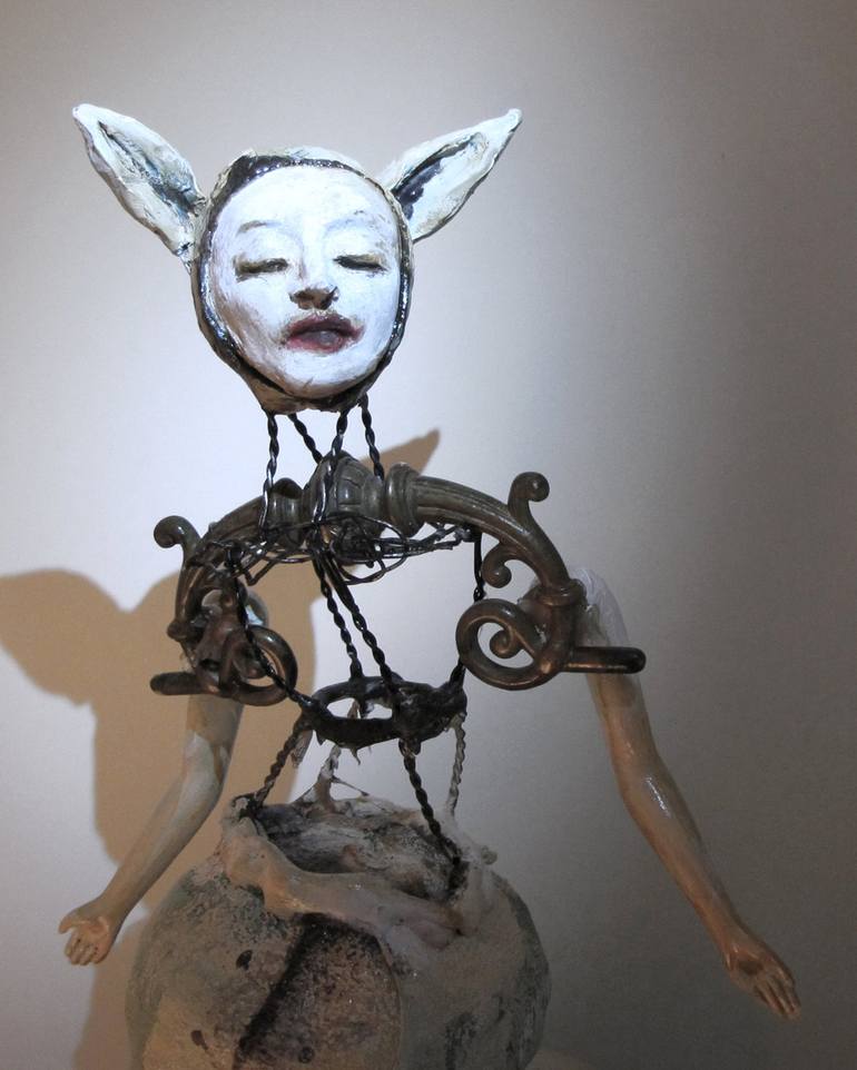 Original Fantasy Sculpture by Celina Von Stromberg