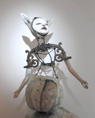 Original Fantasy Sculpture by Celina Von Stromberg