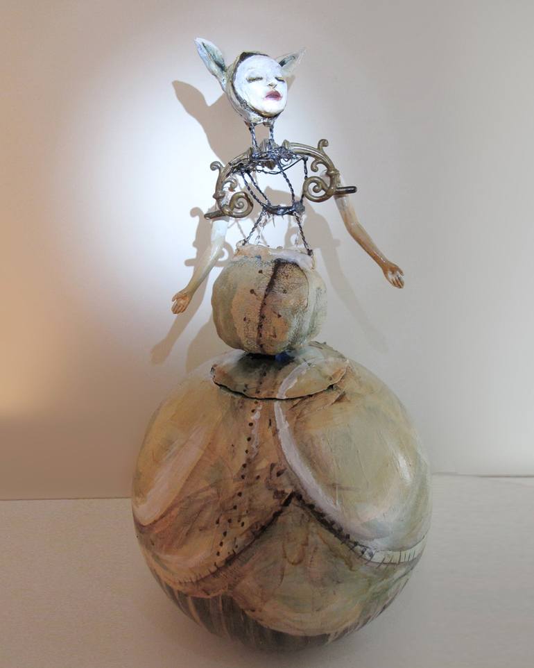 Original Fantasy Sculpture by Celina Von Stromberg