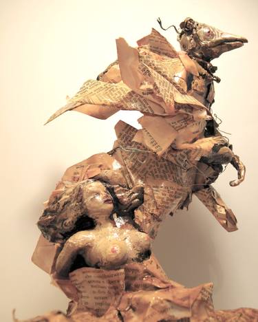 Original Fantasy Sculpture by Celina Von Stromberg