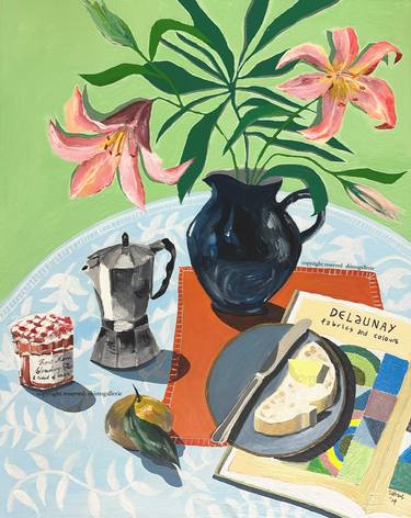 Original Contemporary Still Life Paintings by Shims S